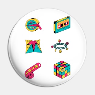 Retro Aesthetic nostalgia pack Pin