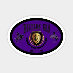 Western Era aka American Frontier - Purple, Black and Gold Magnet