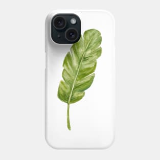 tropical leaf Phone Case