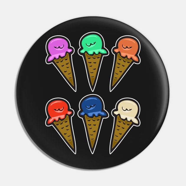 Ice Cream Cones #3 Pin by RockettGraph1cs