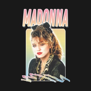 Madonna  Original 80s Vintage Style green trending T-Shirt