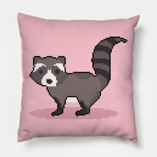 Jungle Elegance: Pixel Art Civet Design for Trendy Fashion Pillow