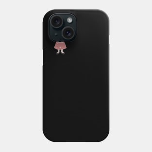 A girl with a cat - pocket size Phone Case