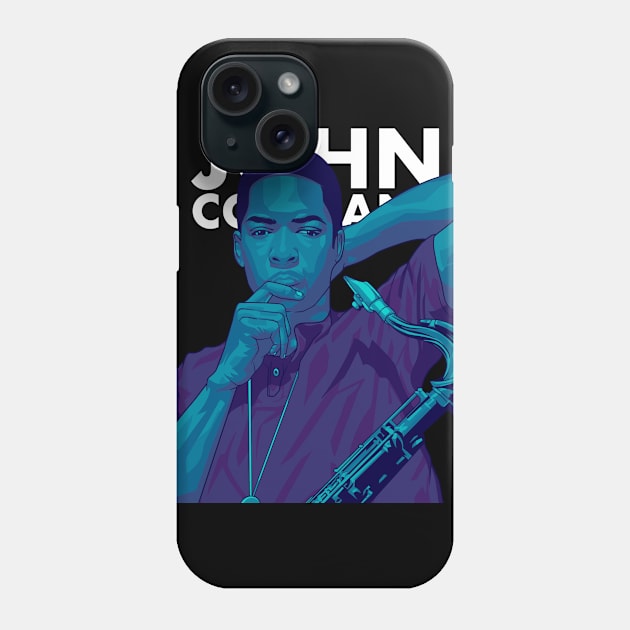 John Coltrane Phone Case by Rekayasabumi