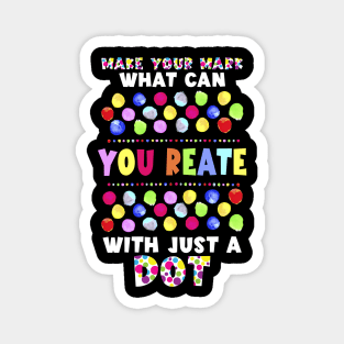 International Dot Day 2022 Colorful Polka Dot Happy Dot Day Magnet