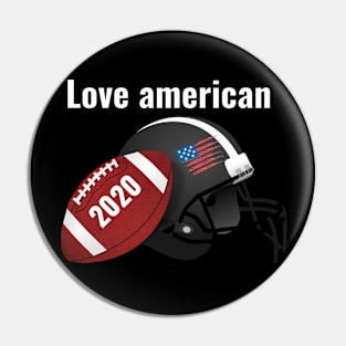 Love american T-Shirt Pin