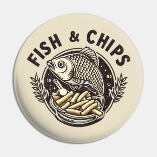 Fish n Chips Pin