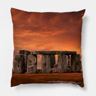 Stonehenge Sunset Pillow