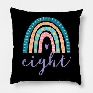 Eight Year Old Rainbow 8Th Birthday Gifts For Girls 8 Bday Pillow