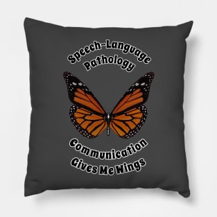 Speech Butterfly Pillow