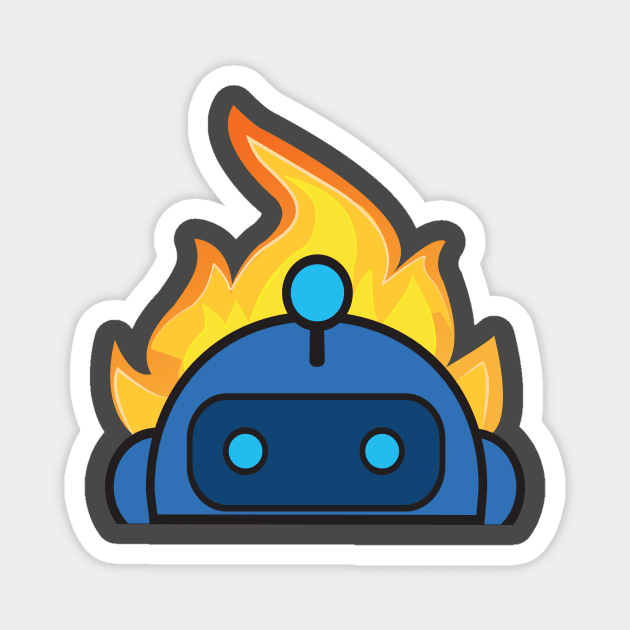 Roasting Blueberry Magnet by Tiddus