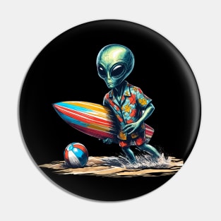 Alien beach invasion Pin