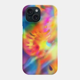 Tie-dye hippy rainbow psychedelic flower child free spirit bright and pretty pattern Phone Case