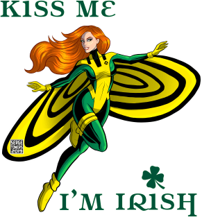Siryn Kiss Me I’m Irish Magnet