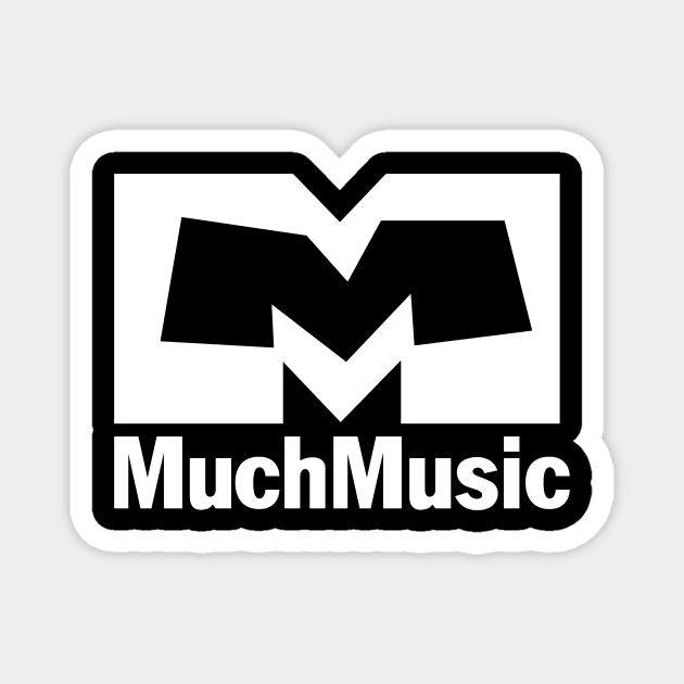 Much Music Retro Logo Magnet by Sudburied