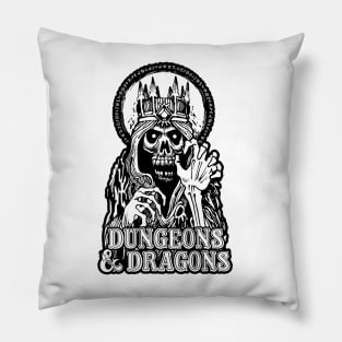 Old School Lich (Alt Print) Pillow