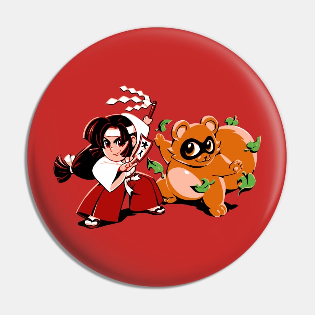 Pocky & Rocky Pin by Kaigetsudo