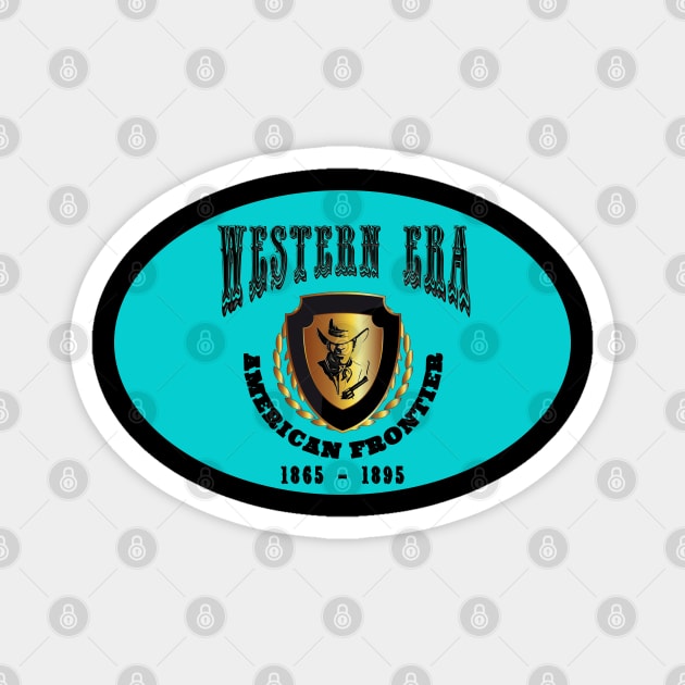 Western Era aka American Frontier - Turquoise Magnet by The Black Panther