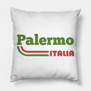 Palermo, Italia // Retro Italian Region Design Pillow