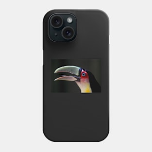 Red Breasted Toucan Portrait at Iguassu, Brazil Phone Case