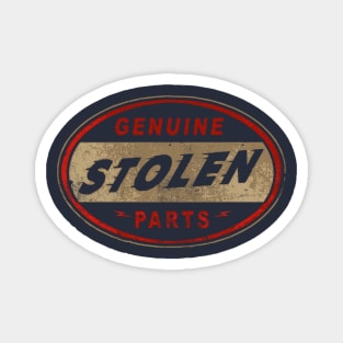 STOLEN PARTS SIGN Magnet