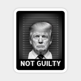 Trump not guilty Magnet