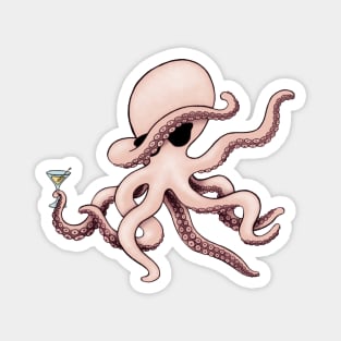 Dabbing Octopus Quarantini Magnet