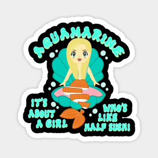 Sushi girl Magnet