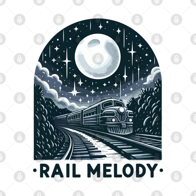 Locomotive, Rail Melody by Vehicles-Art