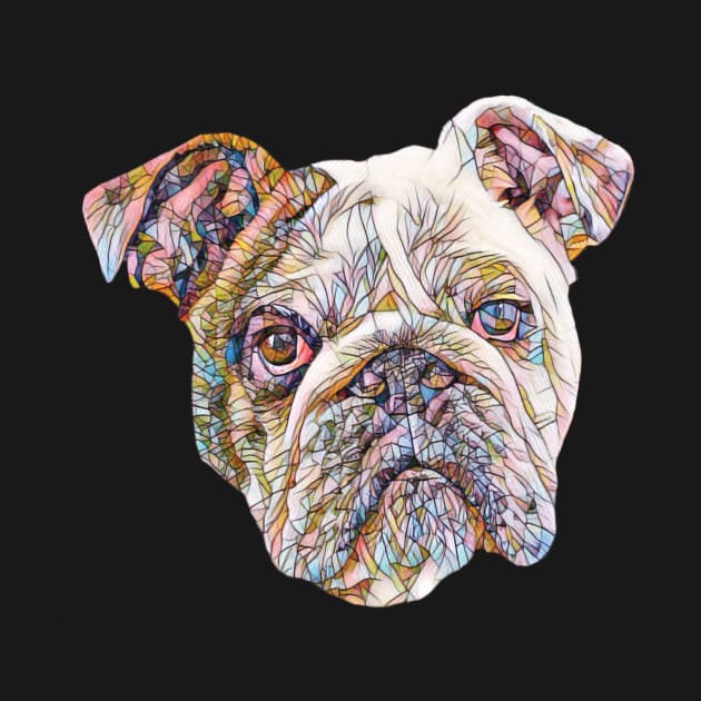 British Bulldog Color Splash by DoggyStyles