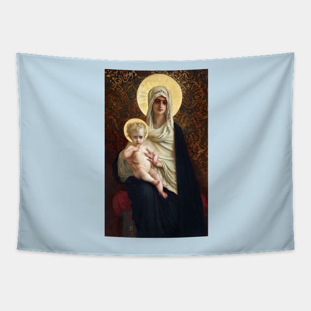 Virgin and Child - Ernest Hebert Tapestry by forgottenbeauty