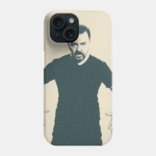 Comedy Legend  Ricky Gervais Portrait Phone Case