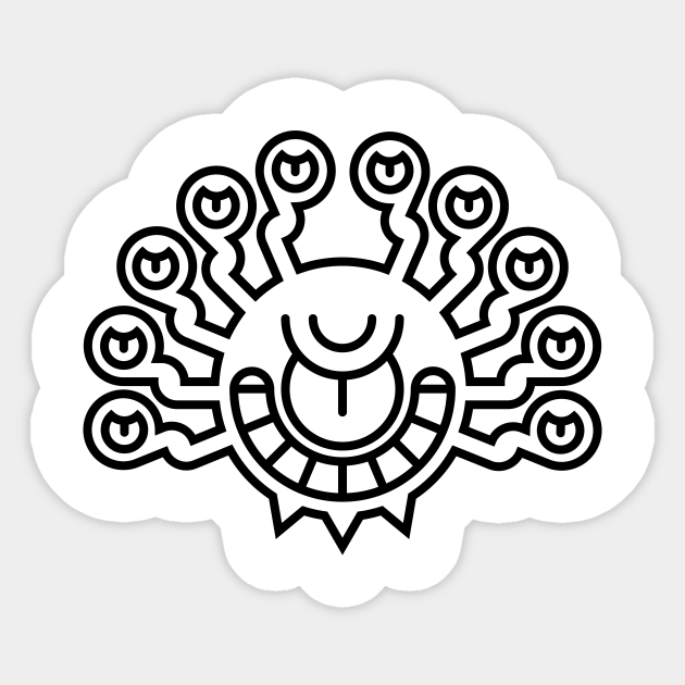 D20 Beholder Die Cut Vinyl Stickers