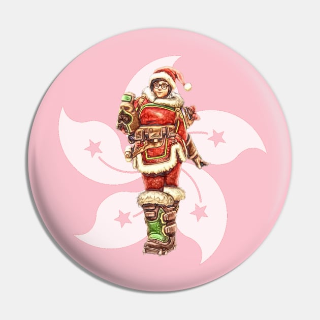 Overwatch Mei Mei-rry Skin Pin by Green_Shirts