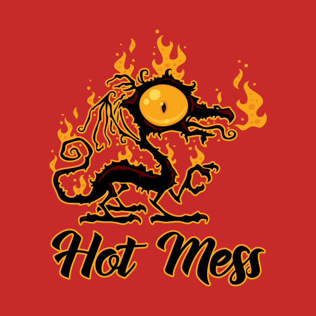 Hot Mess Crispy Dragon by fizzgig