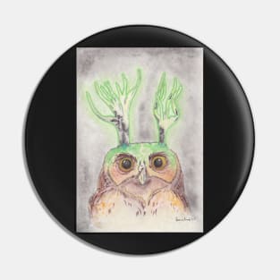 Candlesnuff Owl Pin