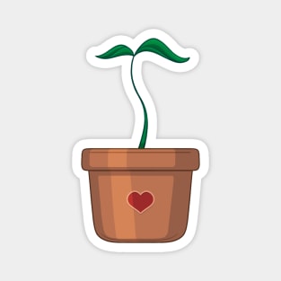 heart plant 1 Magnet