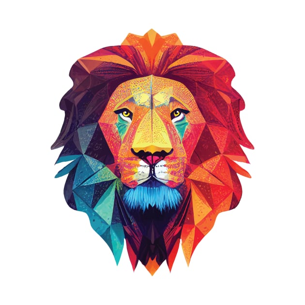 Rainbow Lion by Yotebeth