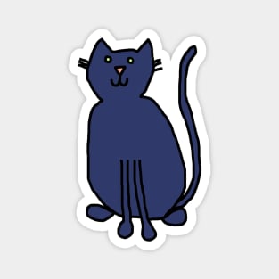 Blue Cat Magnet