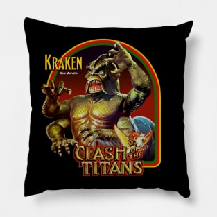 Kraken Vintage 80s Pillow