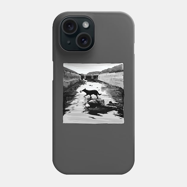 Stalker by Tarkovski Scene Illustration Phone Case by burrotees