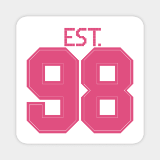 Est. 98 pink Magnet