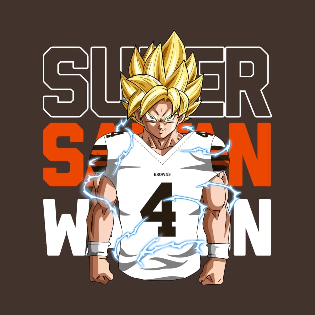 Super Saiyan Deshaun Watson by mbloomstine