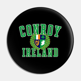 Irish Sur Conroy Ireland Crest Pin