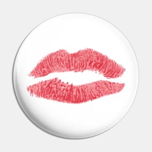 Kiss Lipstick Pin