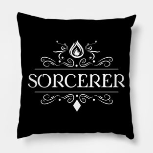 Sorcerer Character Class TRPG Tabletop RPG Gaming Addict Pillow