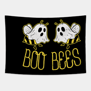 Boo Bees Funny Halloween Matching Couple Costume Tapestry