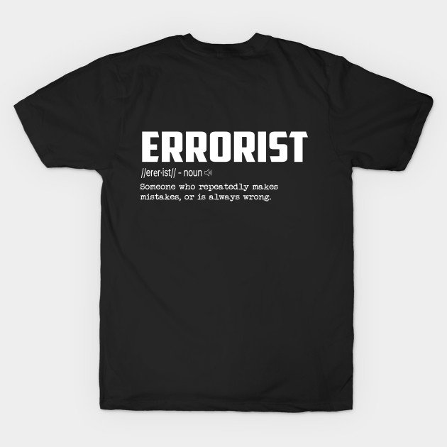 Errorist Meaning