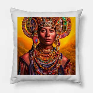 Inca Goddess #6 Pillow