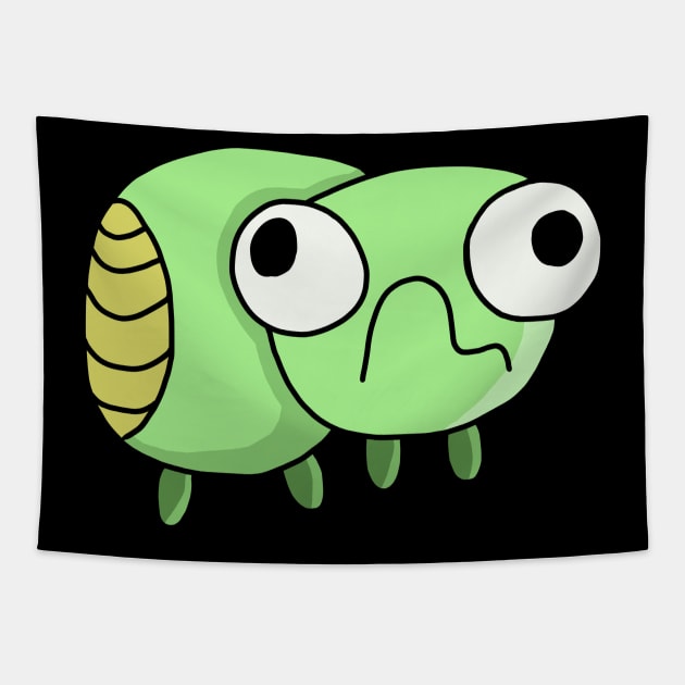 Bug-Eyed Bug Tapestry by Frogg and Cheese Doodles